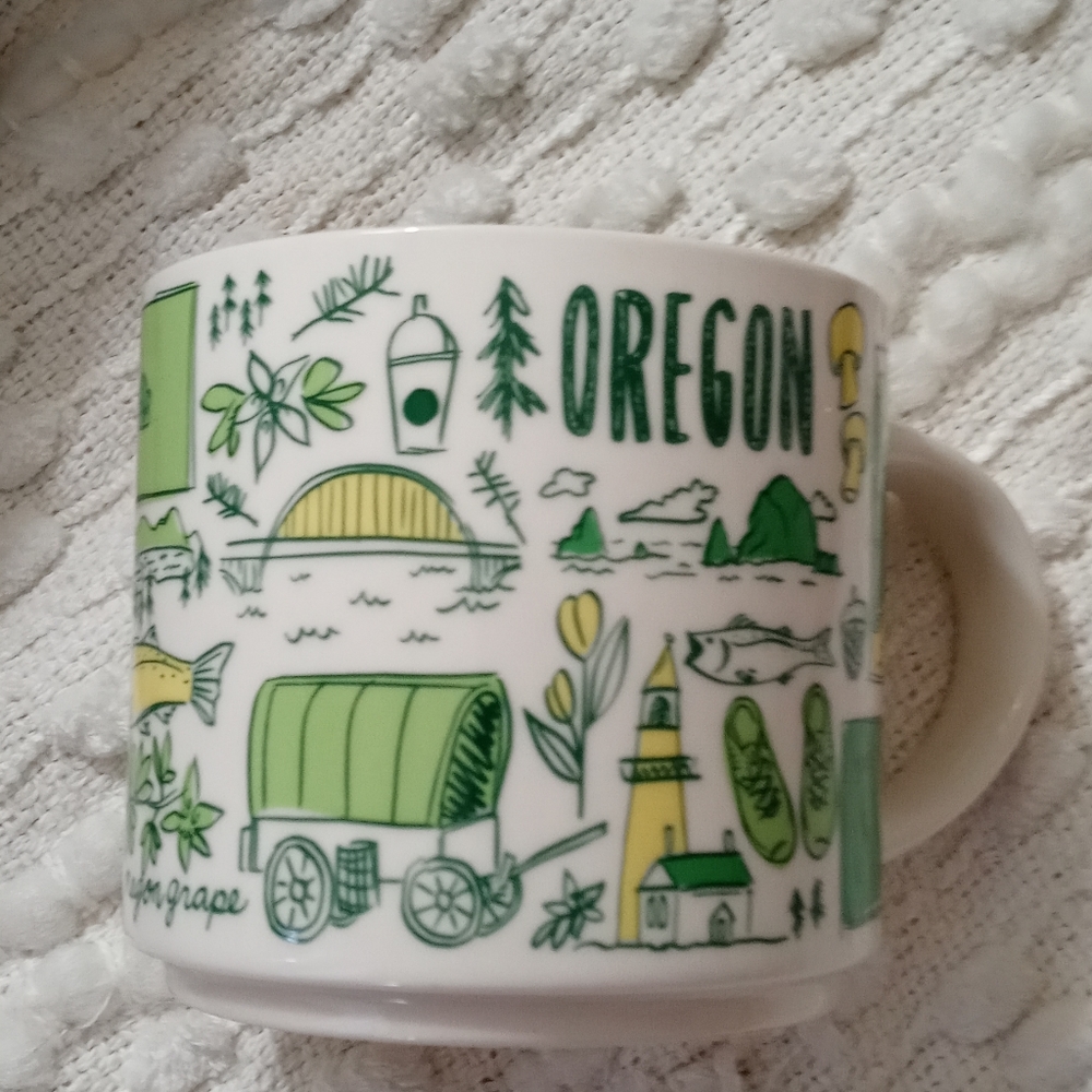 Starbucks Coffe mug been there series Oregon